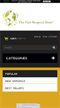 Mobile Screenshot of gotrespectstore.com